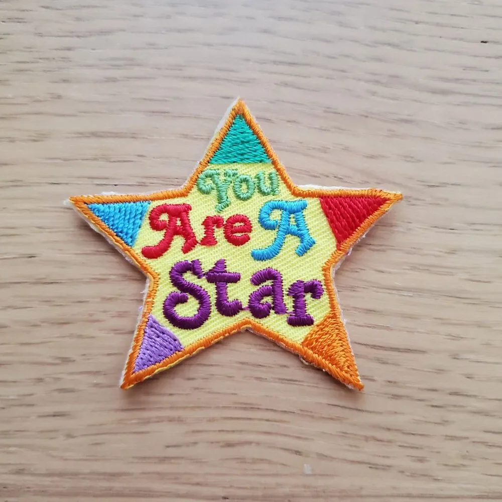 Vintage 90s Girl Scouts You Are A Star Patch